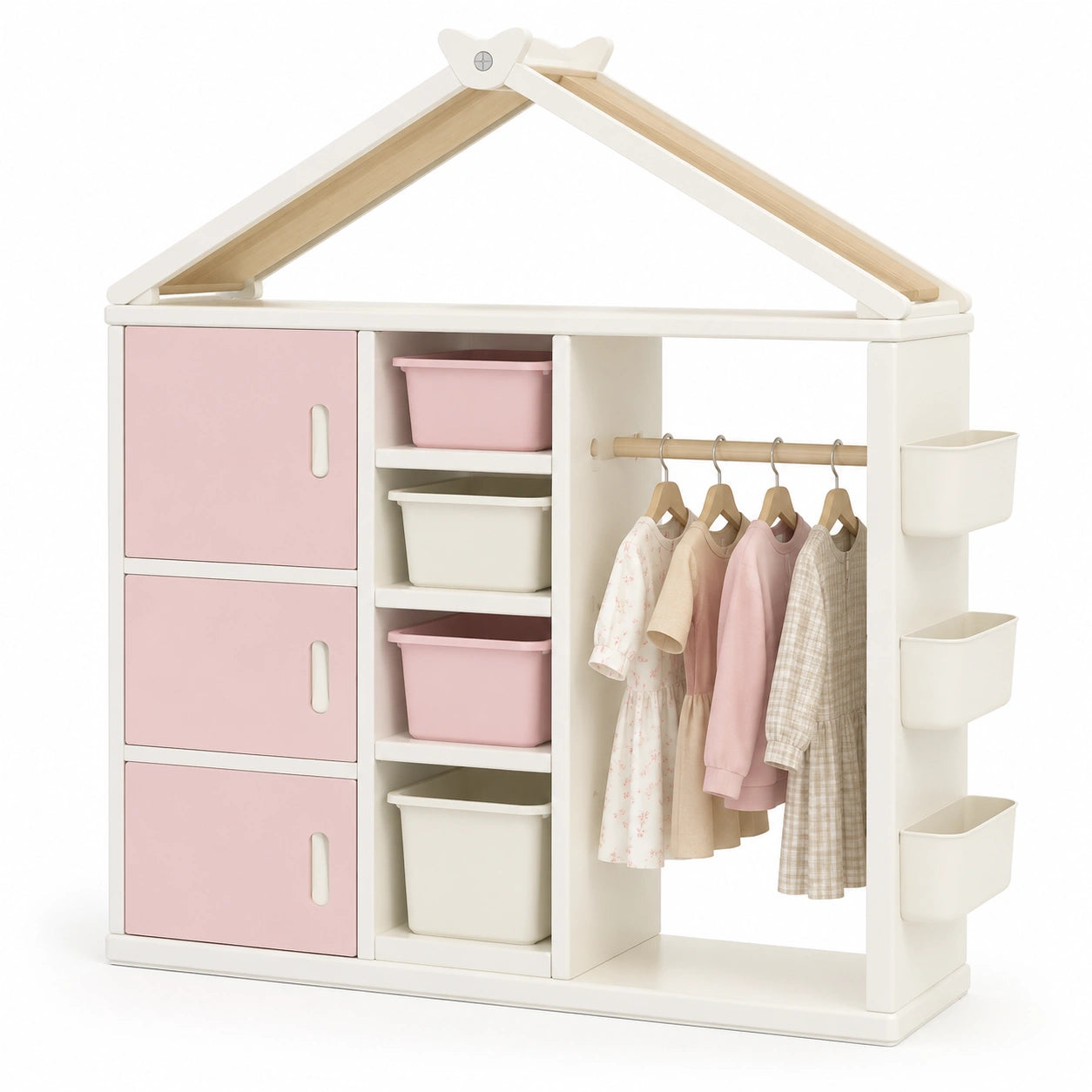 armoire-enfant-avec-etageres-et-cubes-de-rangement-organisateur-de-vetements-avec-tige-de-suspension-et-panier-ajustable-vsolpq5892oi